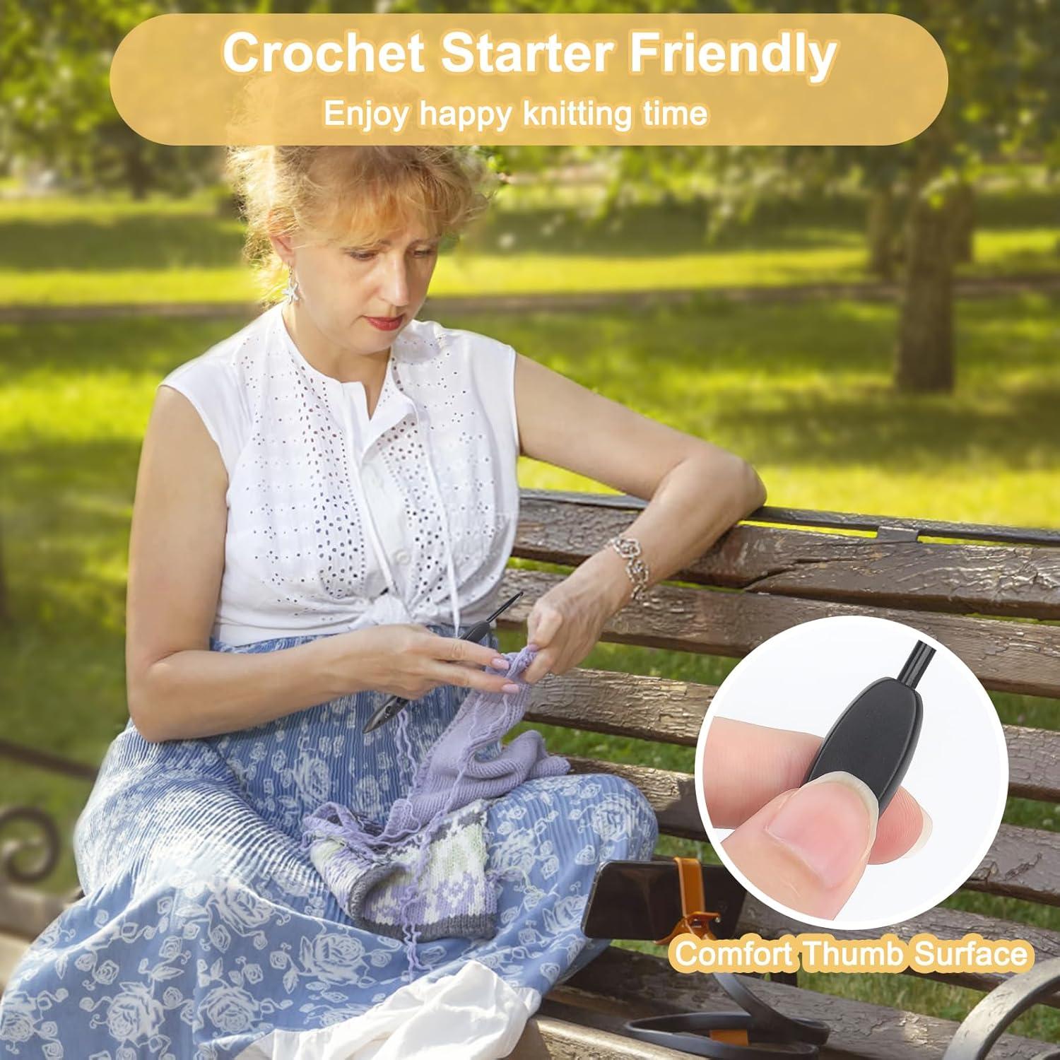 Juego de Ganchillos Ergonómicos Katech 9 Piezas 2-6mm