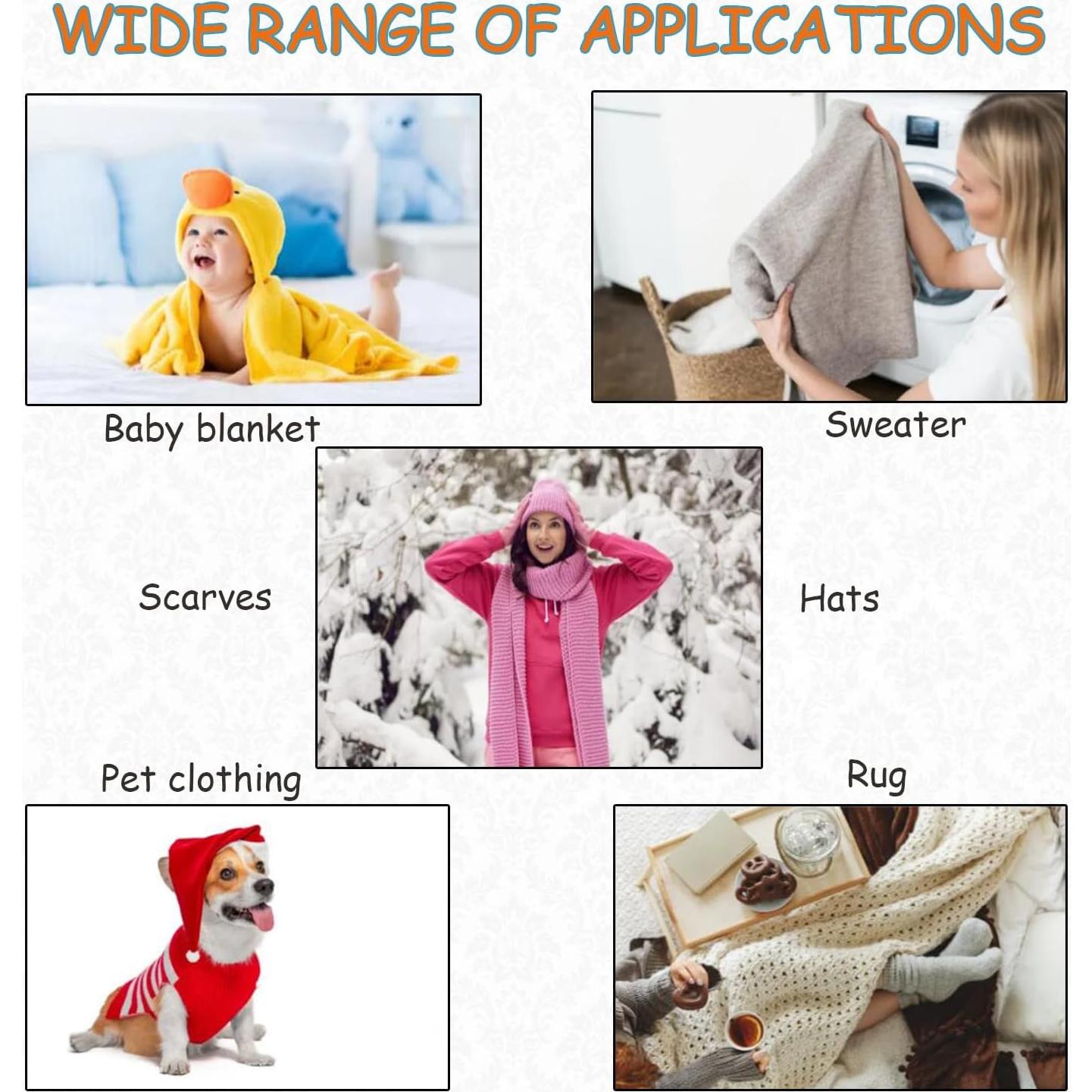 Juego de Ganchillos Tunecinos Mdoker 3mm-10mm con Cable