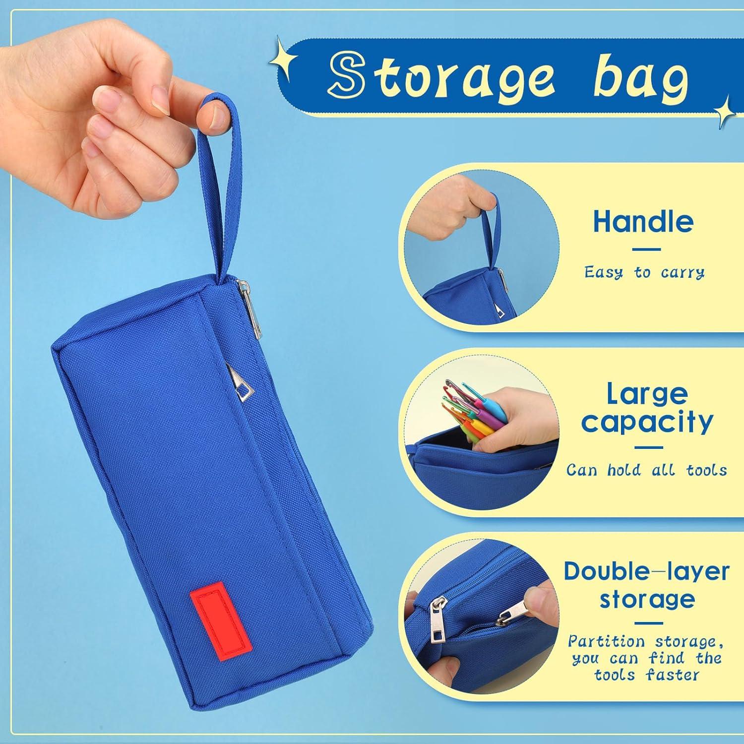 Kit de Ganchillos Pnytty 109 Piezas Ergonómicos y Accesorios