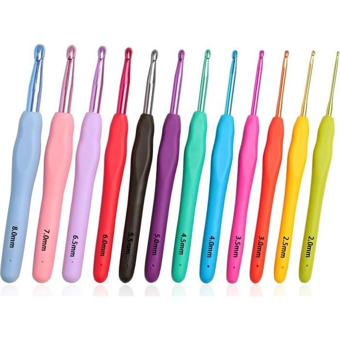 Juego de Ganchos de Crochet KOKNIT 12 Piezas Ergonómico