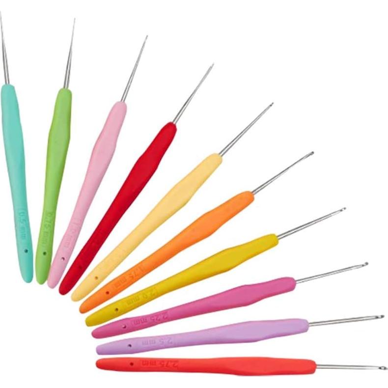 Kit Completo de Crochet Lewhoo - 15 Bolas Hilo Algodón y 10 Ganchos