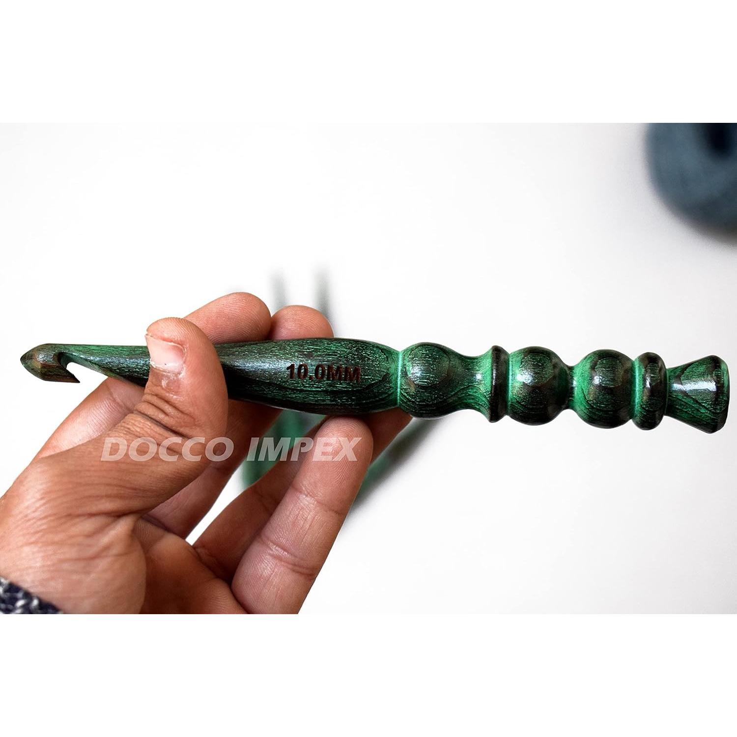 Juego de 7 Ganchos de Crochet Ergonómicos DOCCO IMPEX 4-10 mm