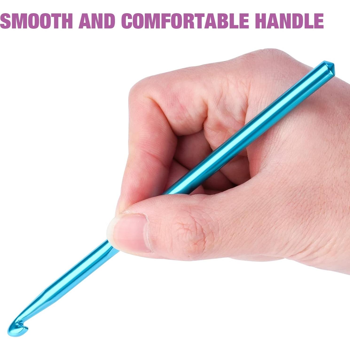 Juego de Ganchillos de Aluminio y Acero Tomorotec 24 Piezas