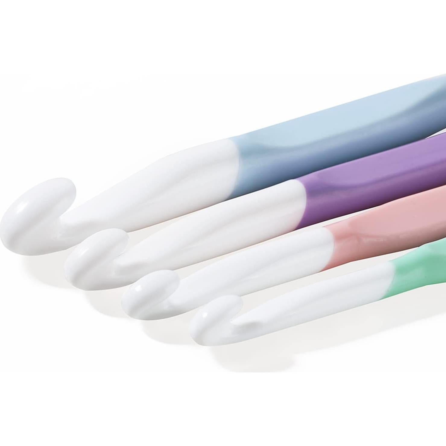 Juego de Ganchos de Crochet Coopay 4 Piezas 8-15 mm