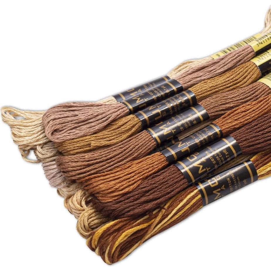 Hilo de Bordado UMC STAG 12 Piezas Algodón Egipcio 8.00m