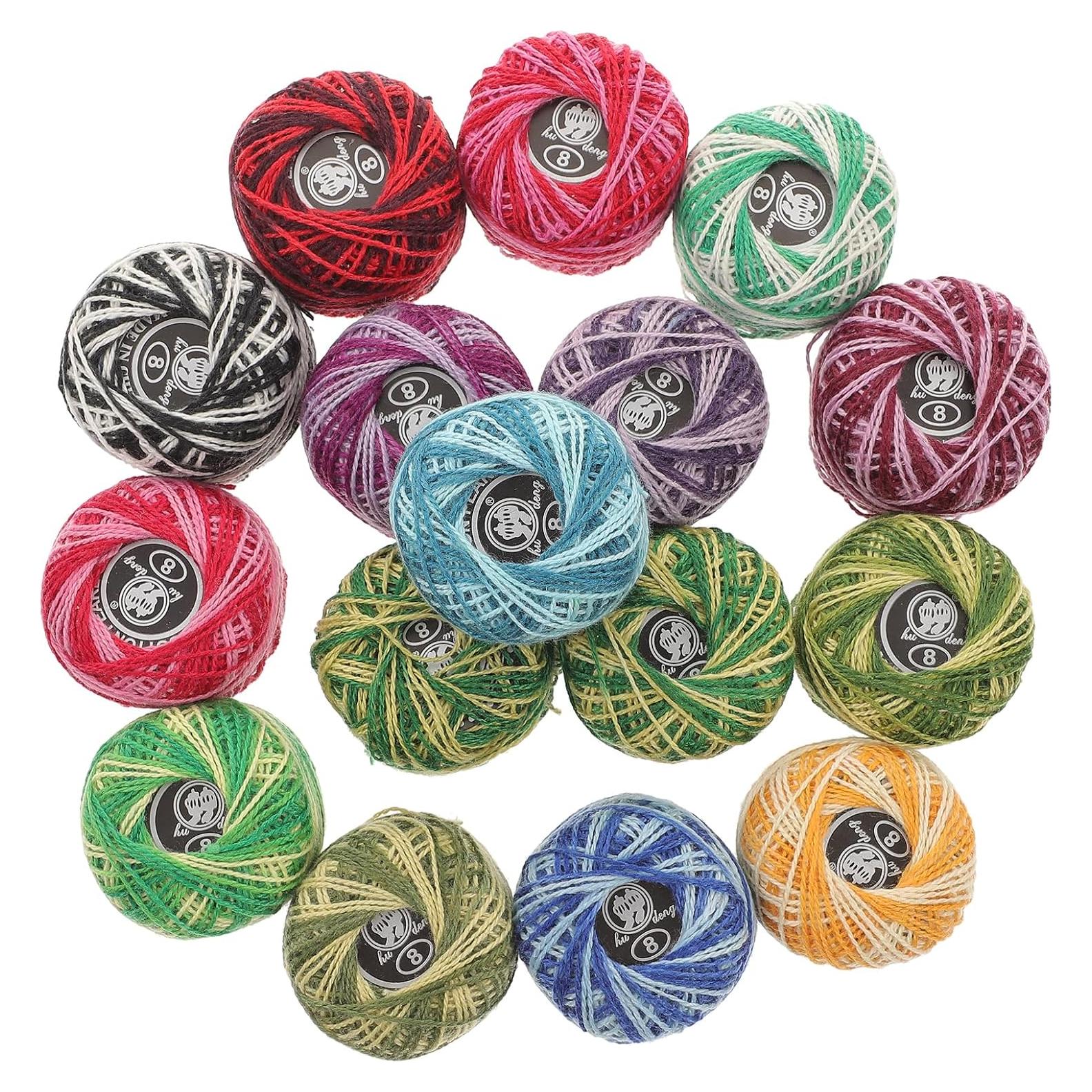 Kit de Fabricación de Pulseras Beavorty 16 Hilos Algodón Colorido