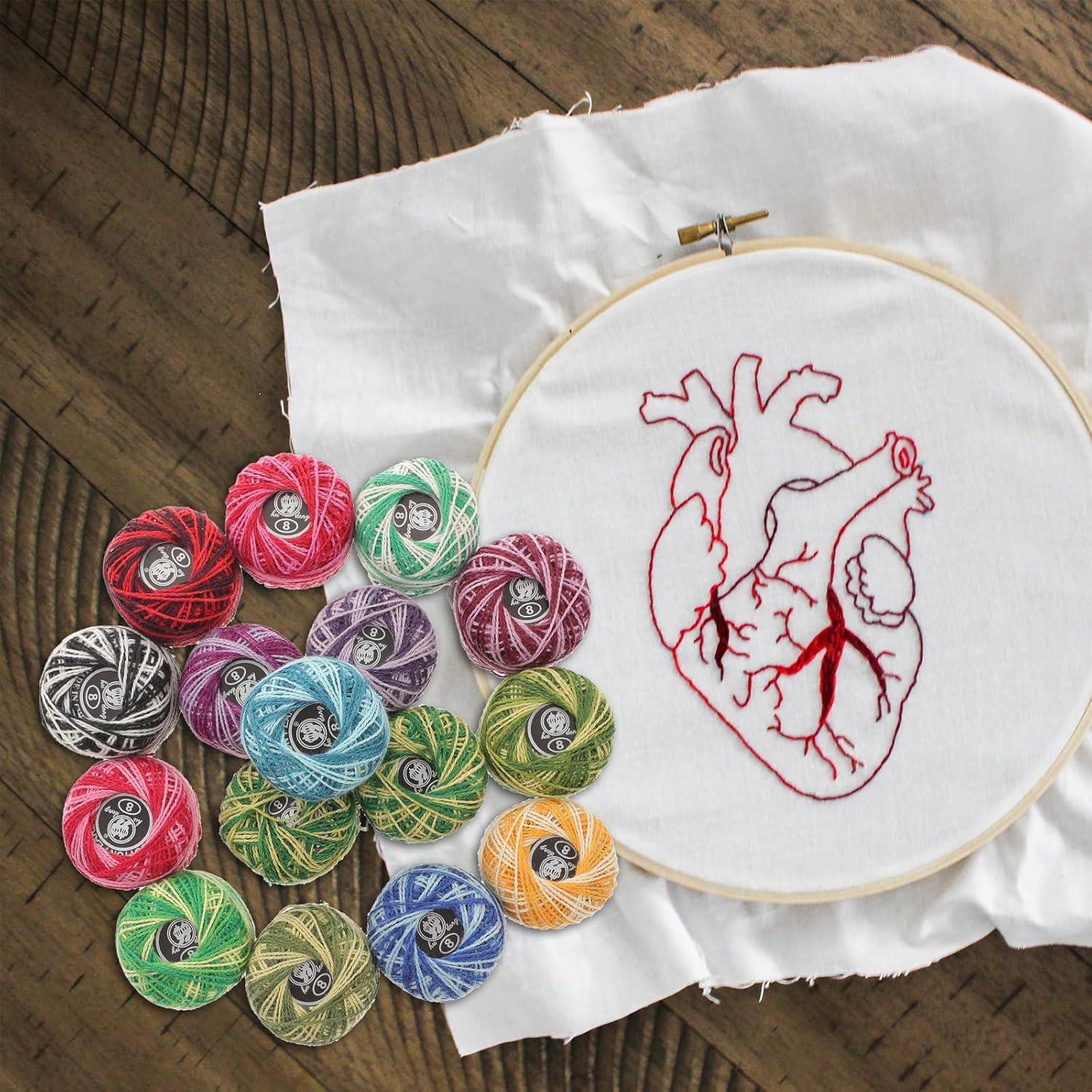 Kit de Fabricación de Pulseras Beavorty 16 Hilos Algodón Colorido