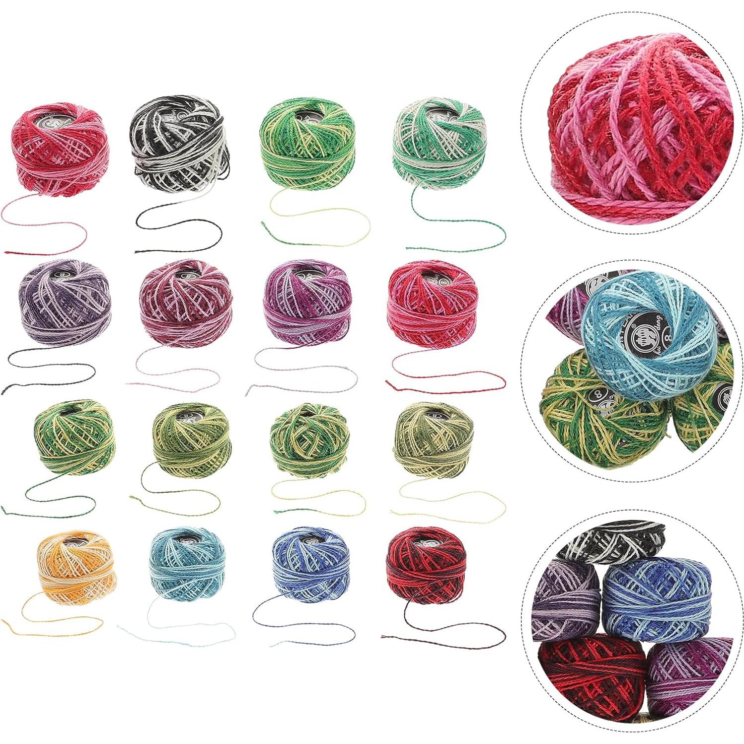 Kit de Fabricación de Pulseras Beavorty 16 Hilos Algodón Colorido