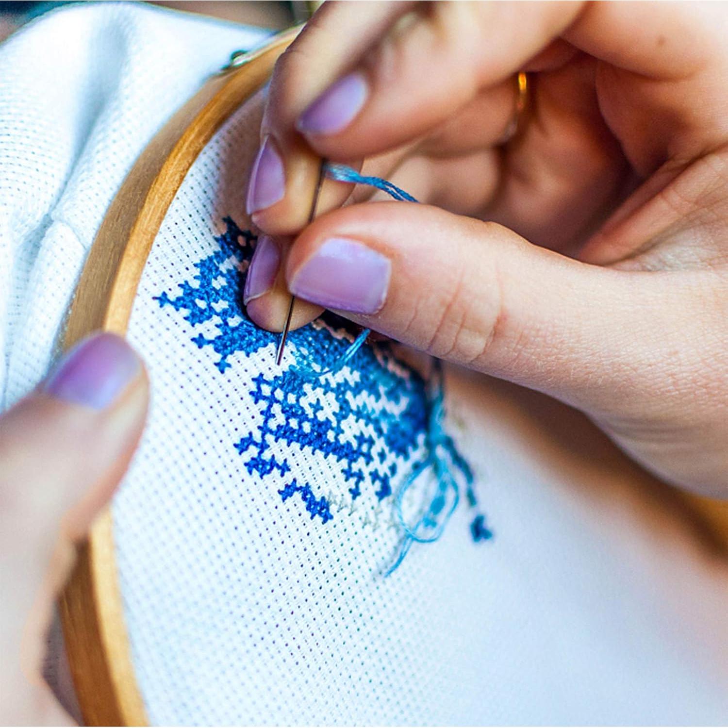 Kit de Bordado Similane 215 Piezas con 100 Hilos de Colores