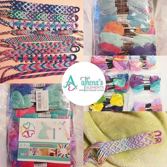 Hilos de Bordado Elementos de Atenea 106 Colores Algodón