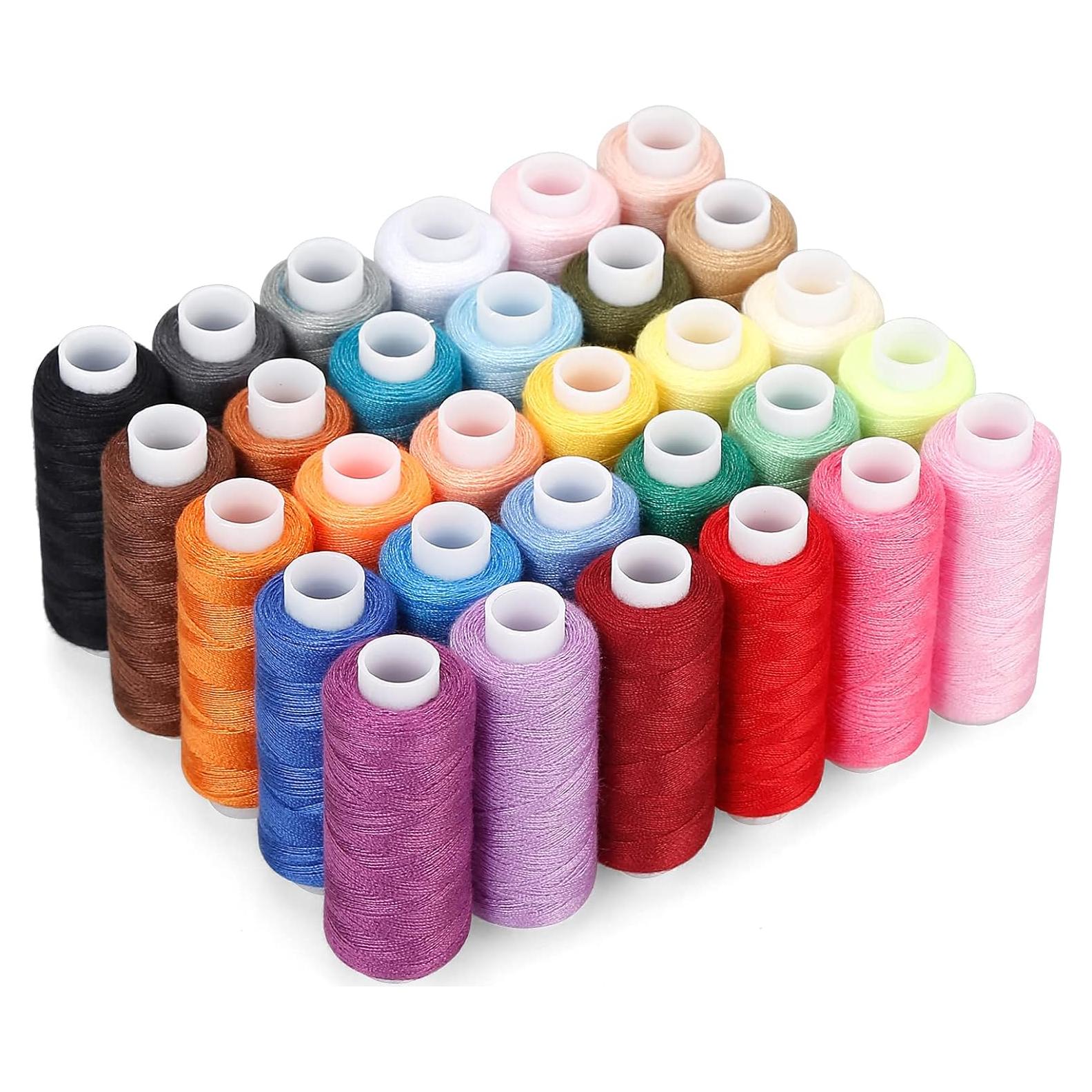 Kit de Hilos de Coser CiaraQ 30 Colores Poliester 228.6m