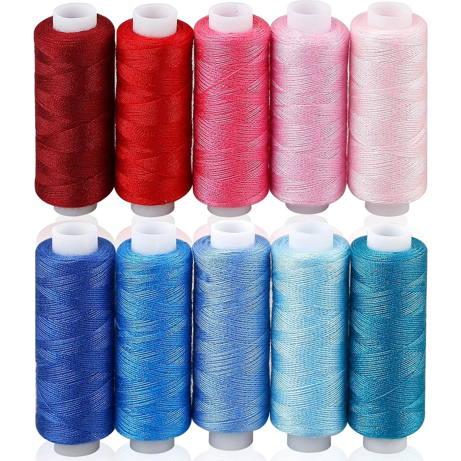 Kit de Hilos de Coser CiaraQ 30 Colores Poliester 228.6m