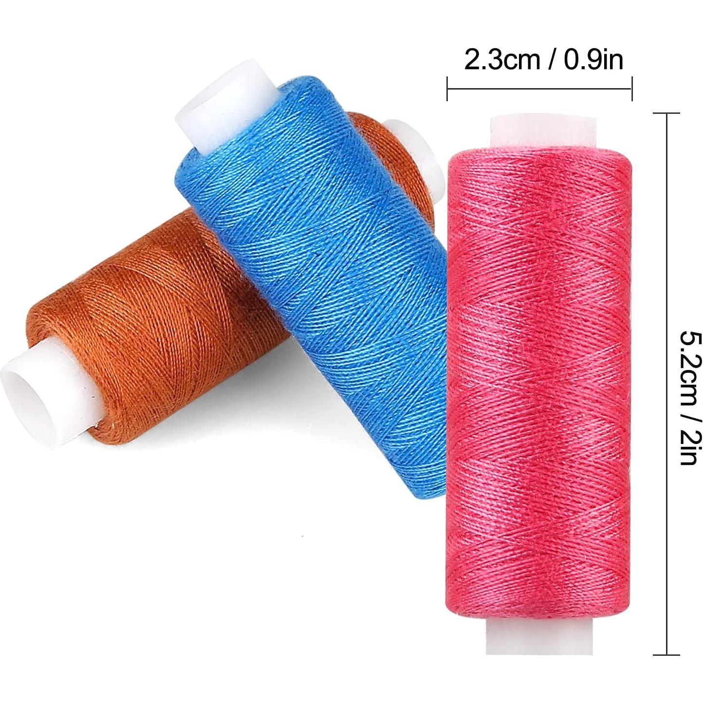 Kit de Hilos de Coser CiaraQ 30 Colores Poliester 228.6m