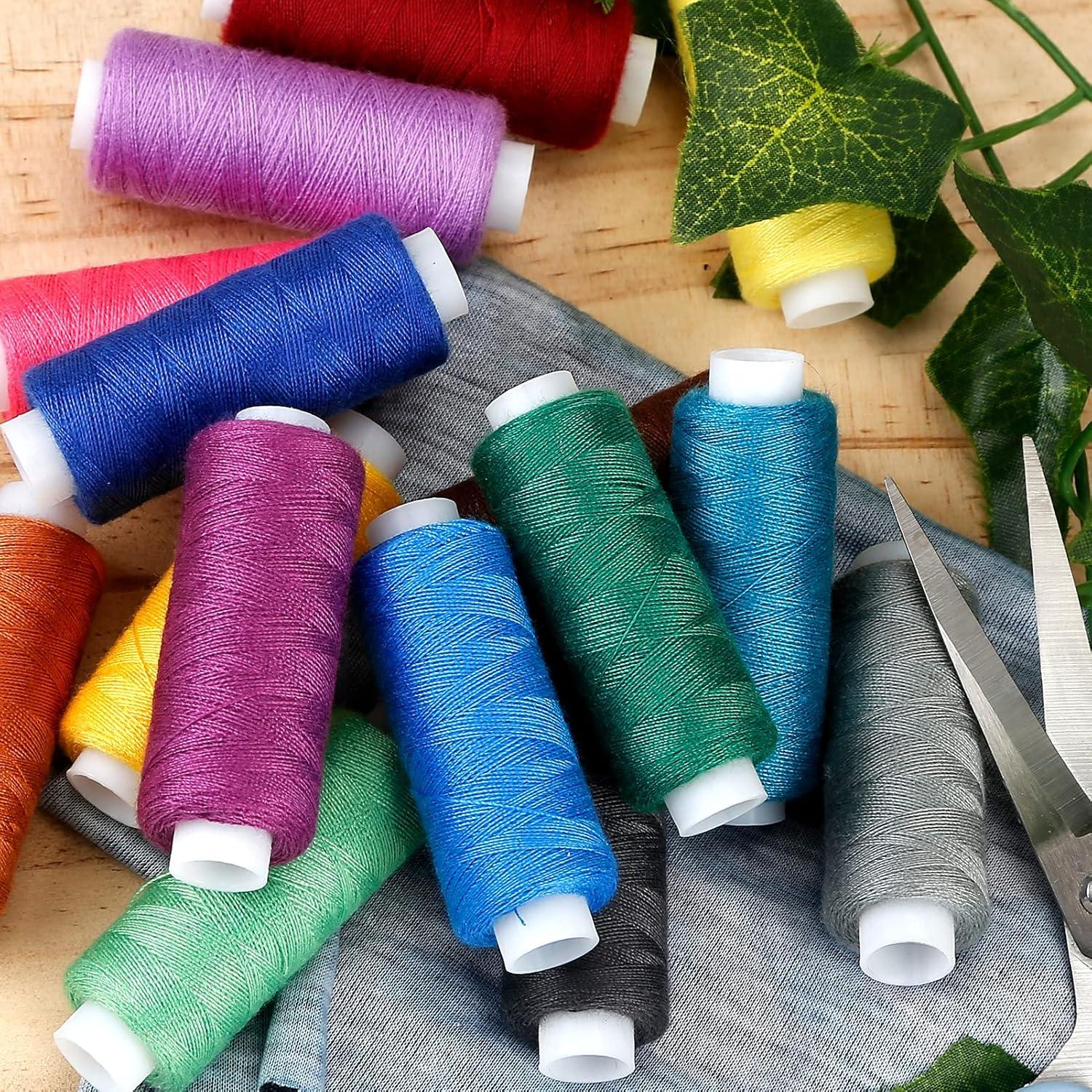 Kit de Hilos de Coser CiaraQ 30 Colores Poliester 228.6m