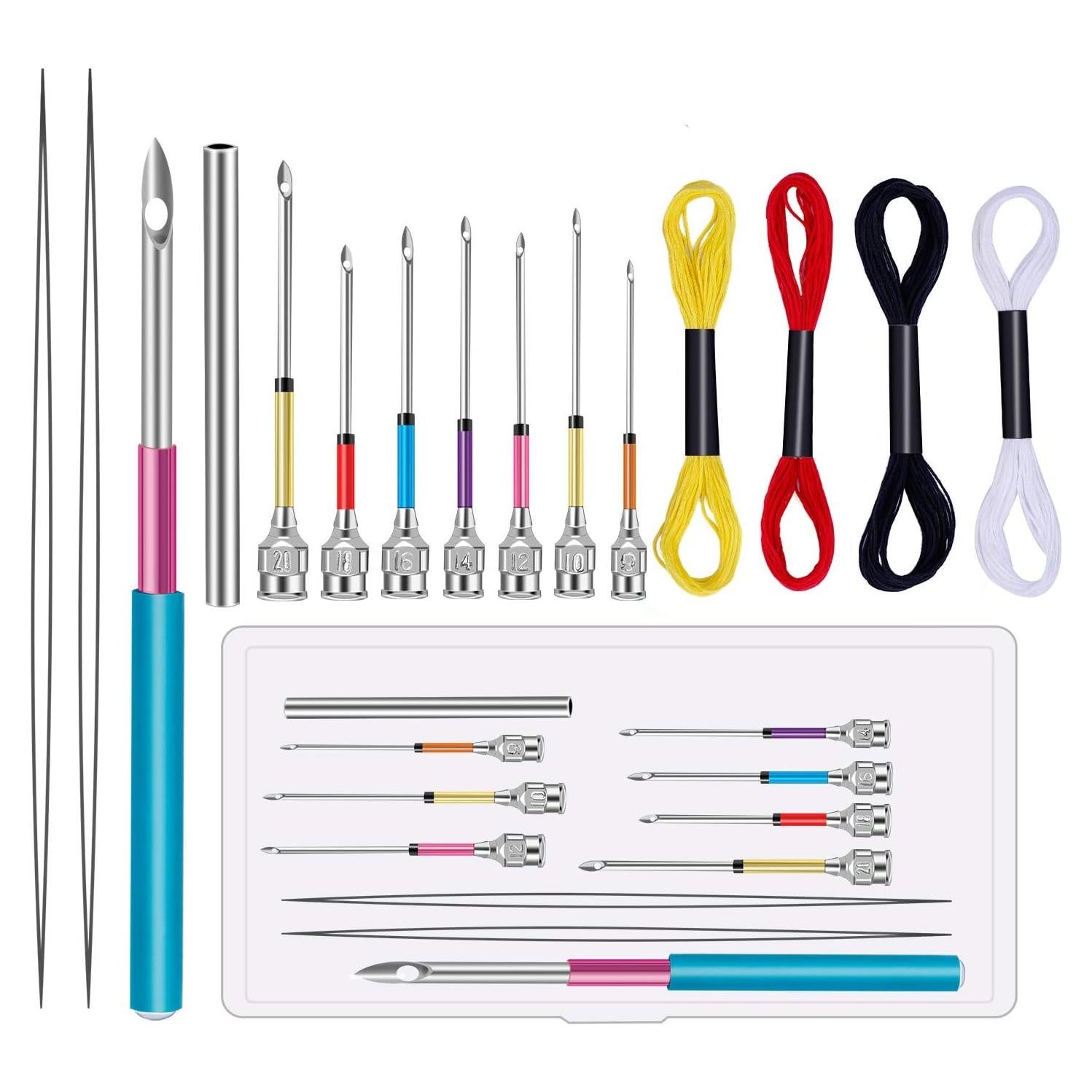 Kit de Bordado Mayboos 8 Piezas con Agujas y Hilos Multicolor