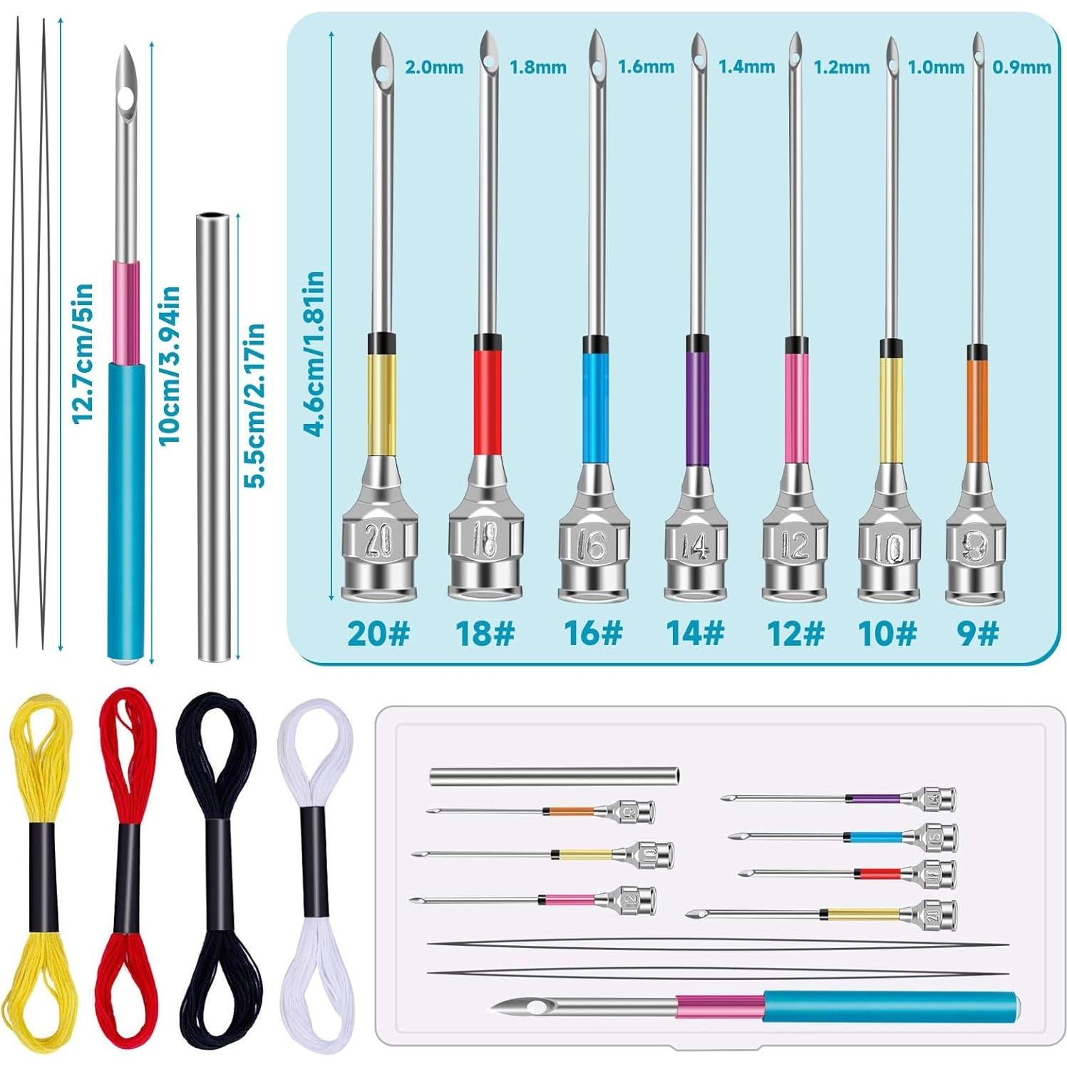 Kit de Bordado Mayboos 8 Piezas con Agujas y Hilos Multicolor