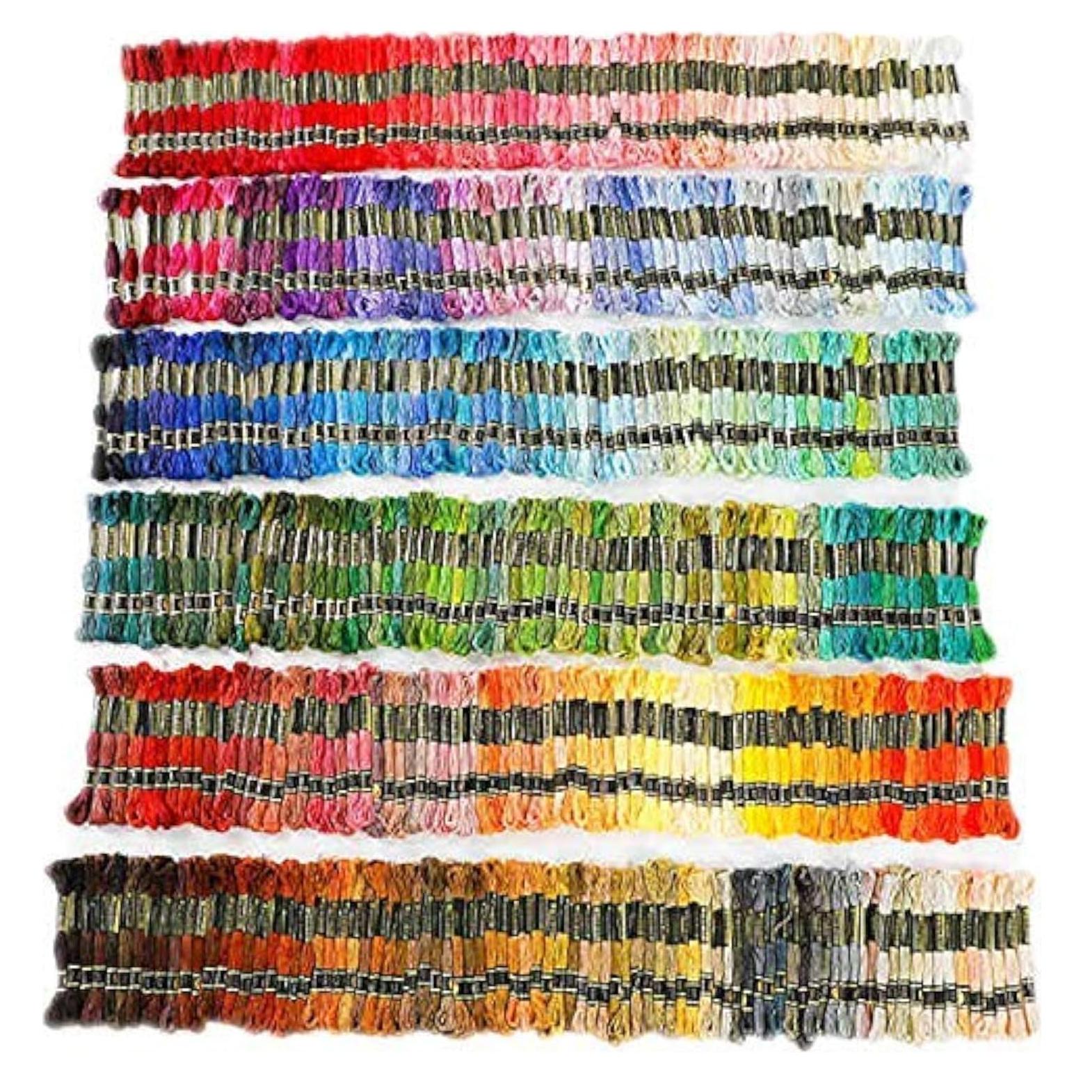 Hilo de Bordado Vilihkc 100% Algodón 447 Colores 8m