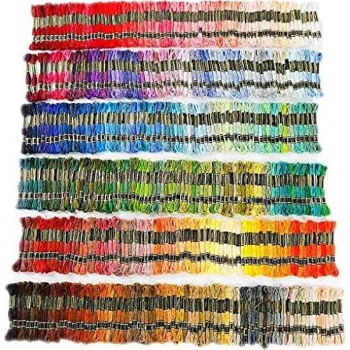 Hilo de Bordado Vilihkc 100% Algodón 447 Colores 8m