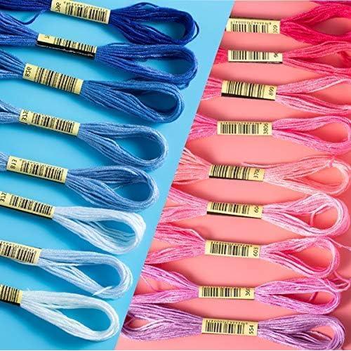 Hilo de Bordado Vilihkc 100% Algodón 447 Colores 8m