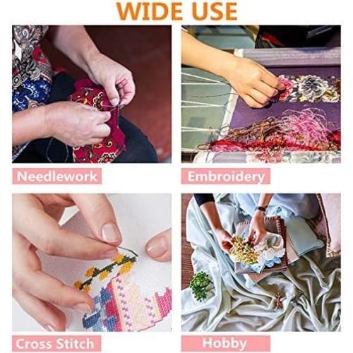 Hilo de Bordado Vilihkc 100% Algodón 447 Colores 8m