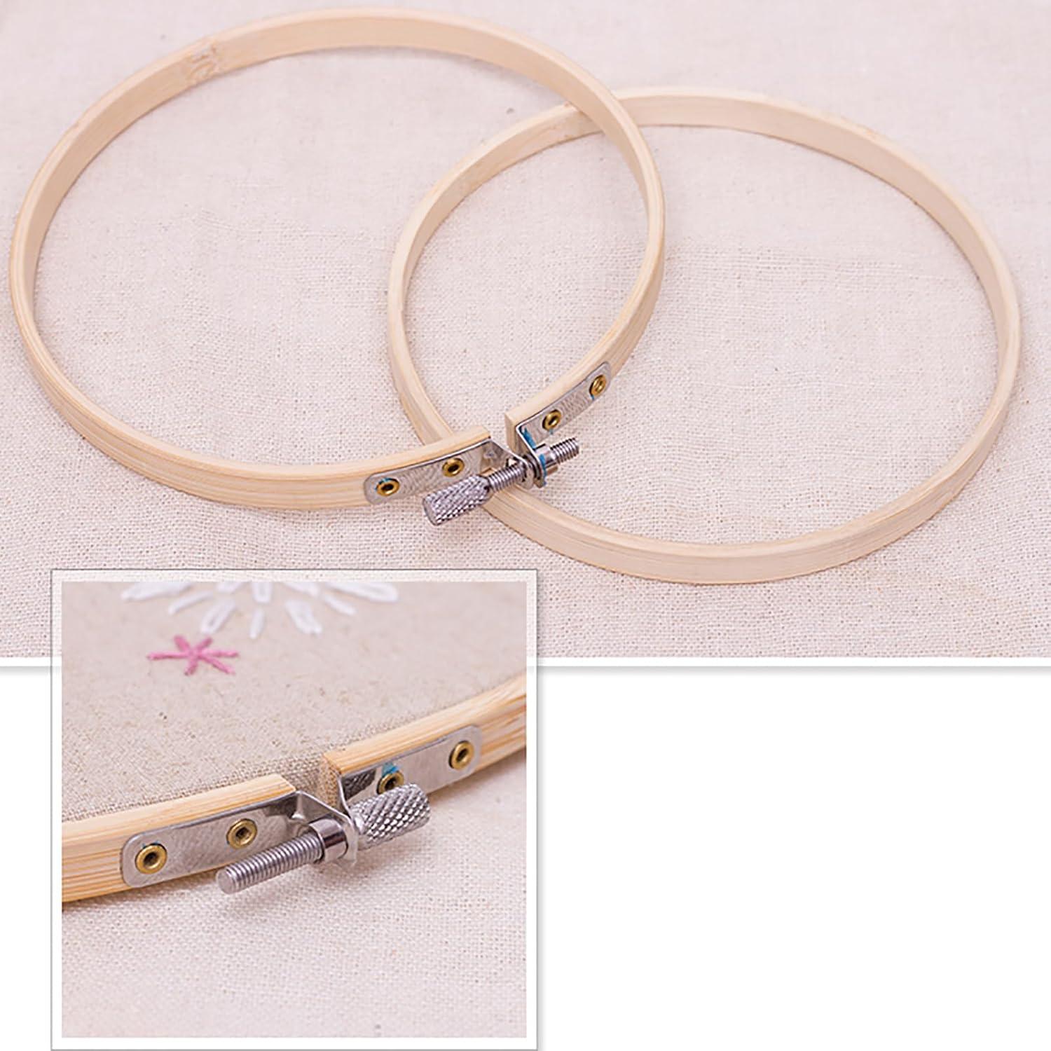 Kit de Bordado para Principiantes Maydear - Floral - Aro, Hilos, Tijeras