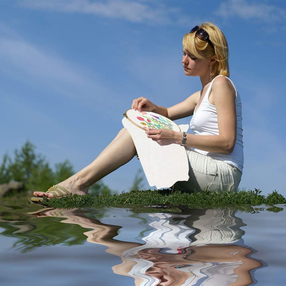 Kit de Punto de Cruz Caydo para Principiantes - 3 Patrones Florales