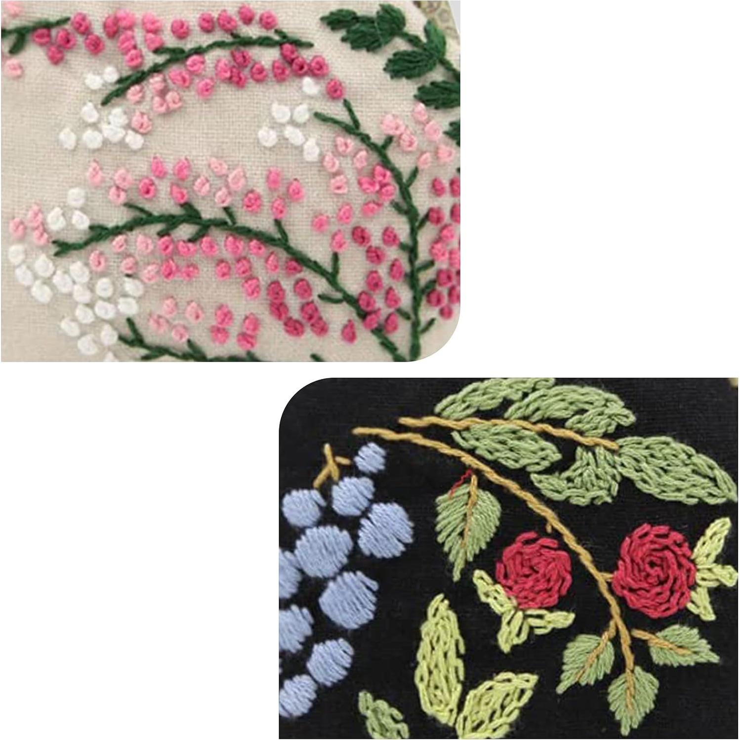 Kit de Bordado DIY Maydear - Monedero Vintage para Adultos