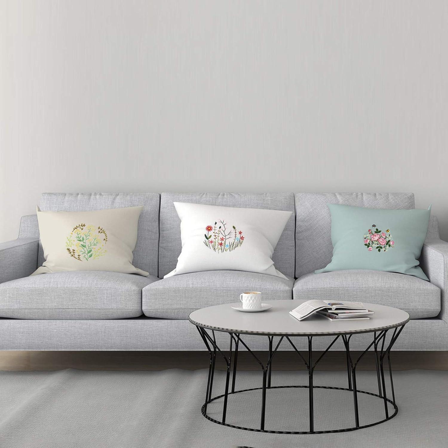 Kit de Bordado Picoey para Principiantes - 4 Patrones Florales