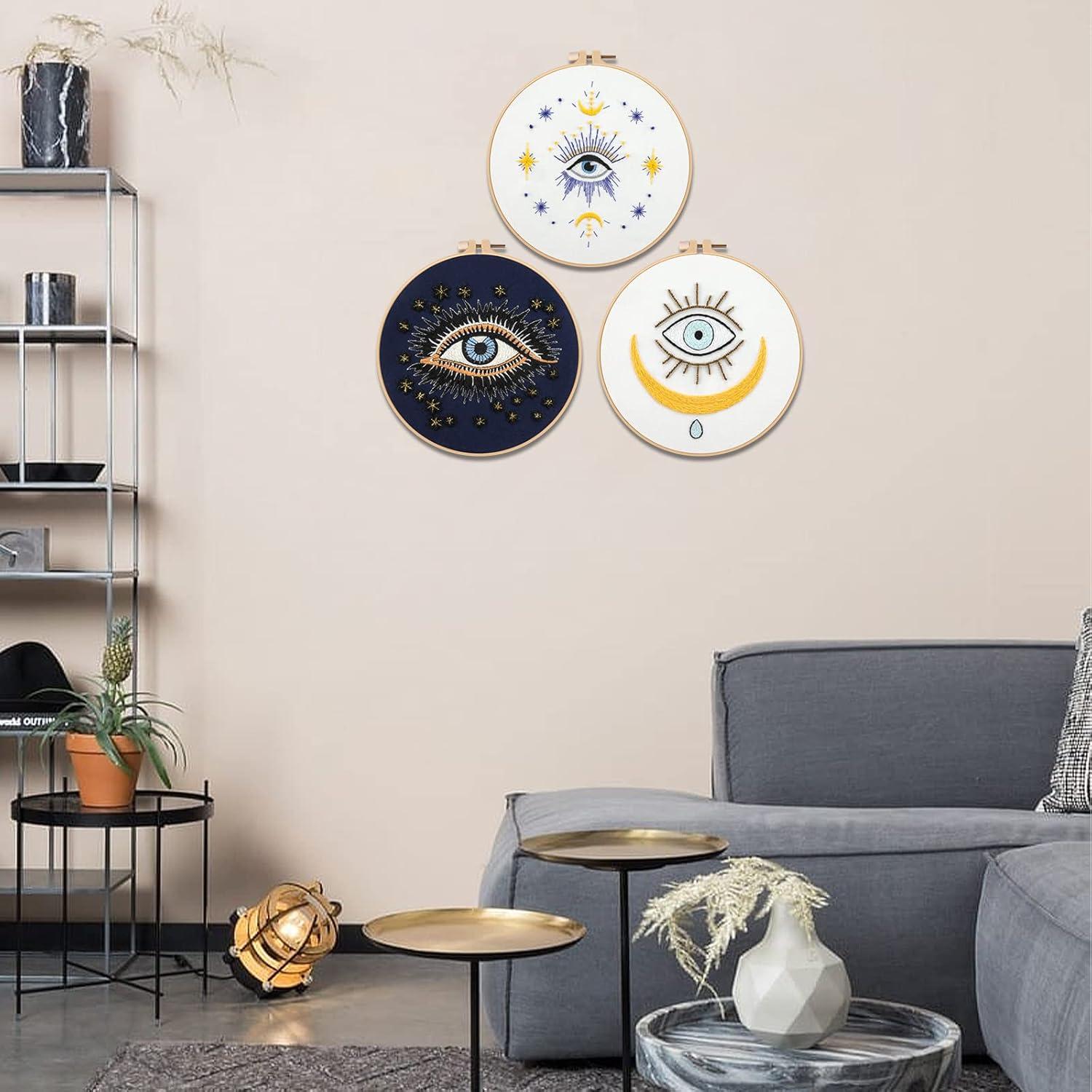 Kit de Bordado Anidaroel Ojo Maligno para Principiantes