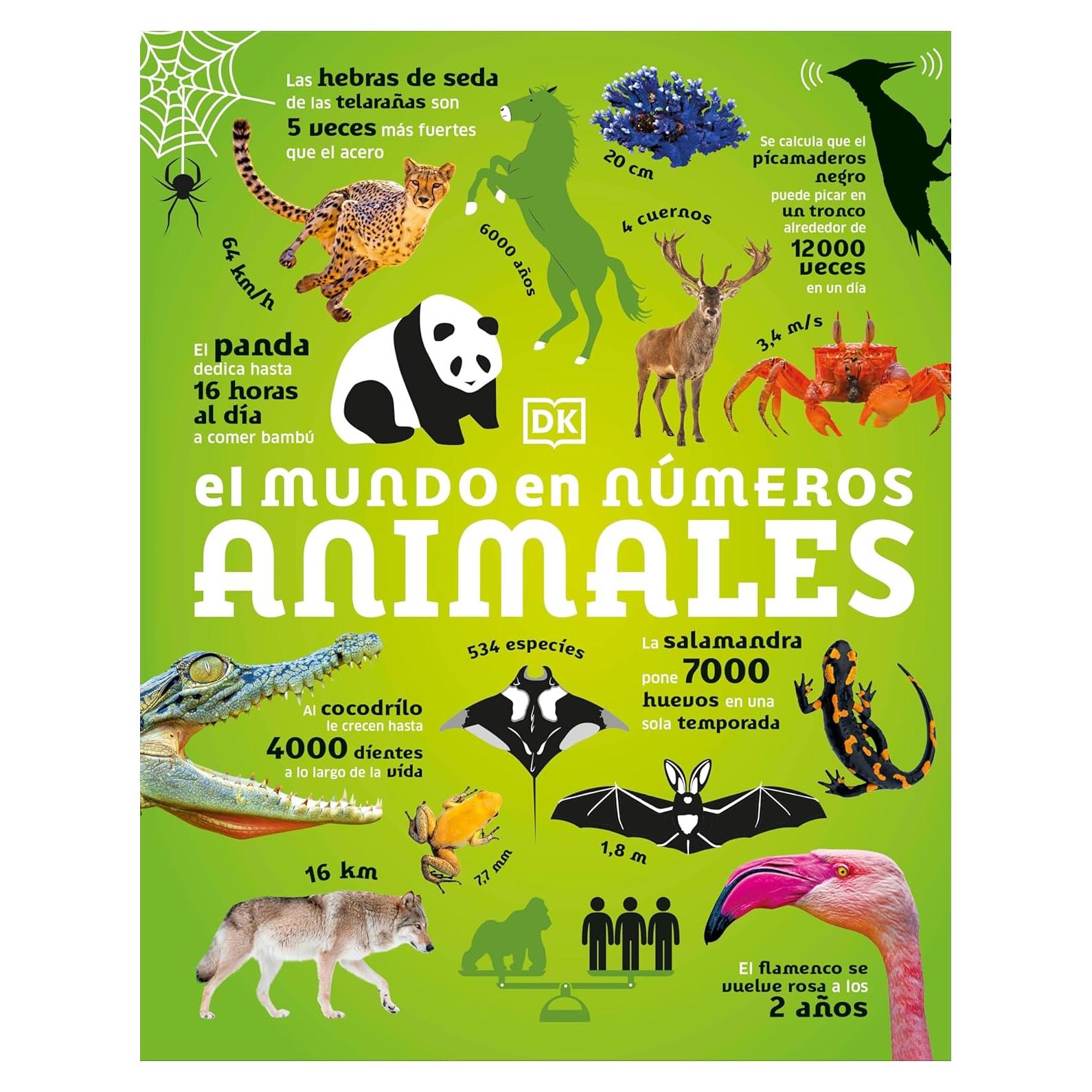 El mundo en números: Animales (Our World in Numbers Animals) (DK Oour World in Numbers) (Spanish Edition)