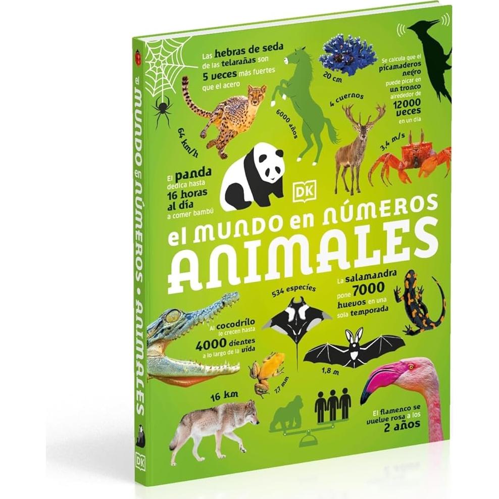El mundo en números: Animales (Our World in Numbers Animals) (DK Oour World in Numbers) (Spanish Edition)