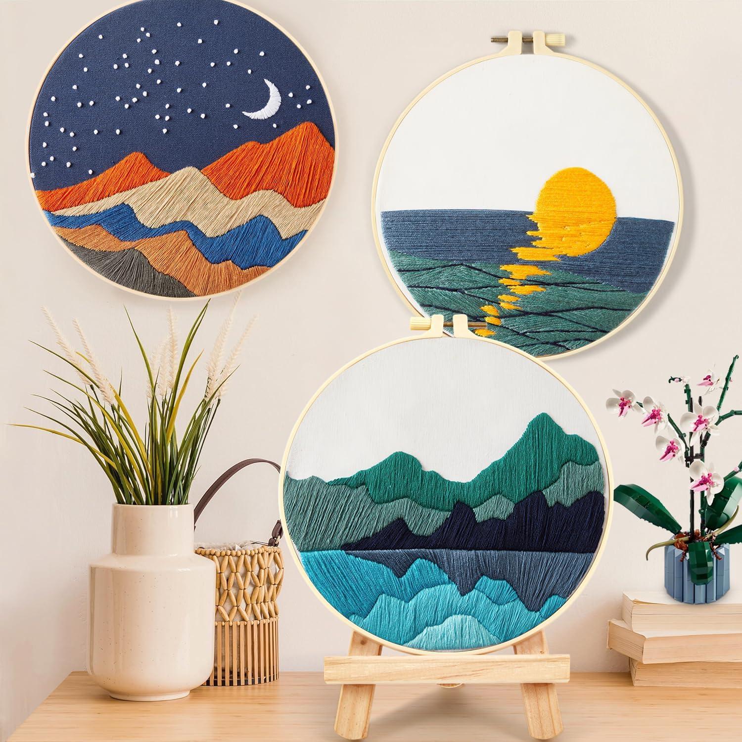 Kit de Bordado para Principiantes Armindou 20 cm Verde