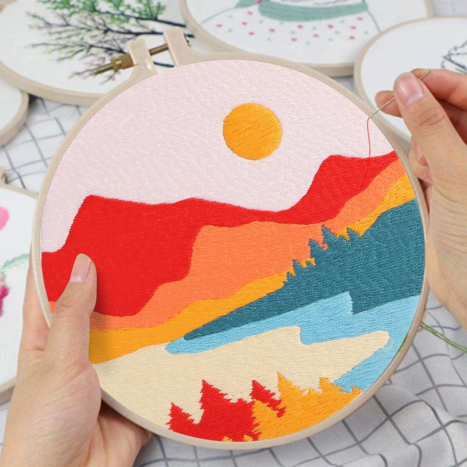 Kit de Bordado Paisaje Louise Maelys para Principiantes