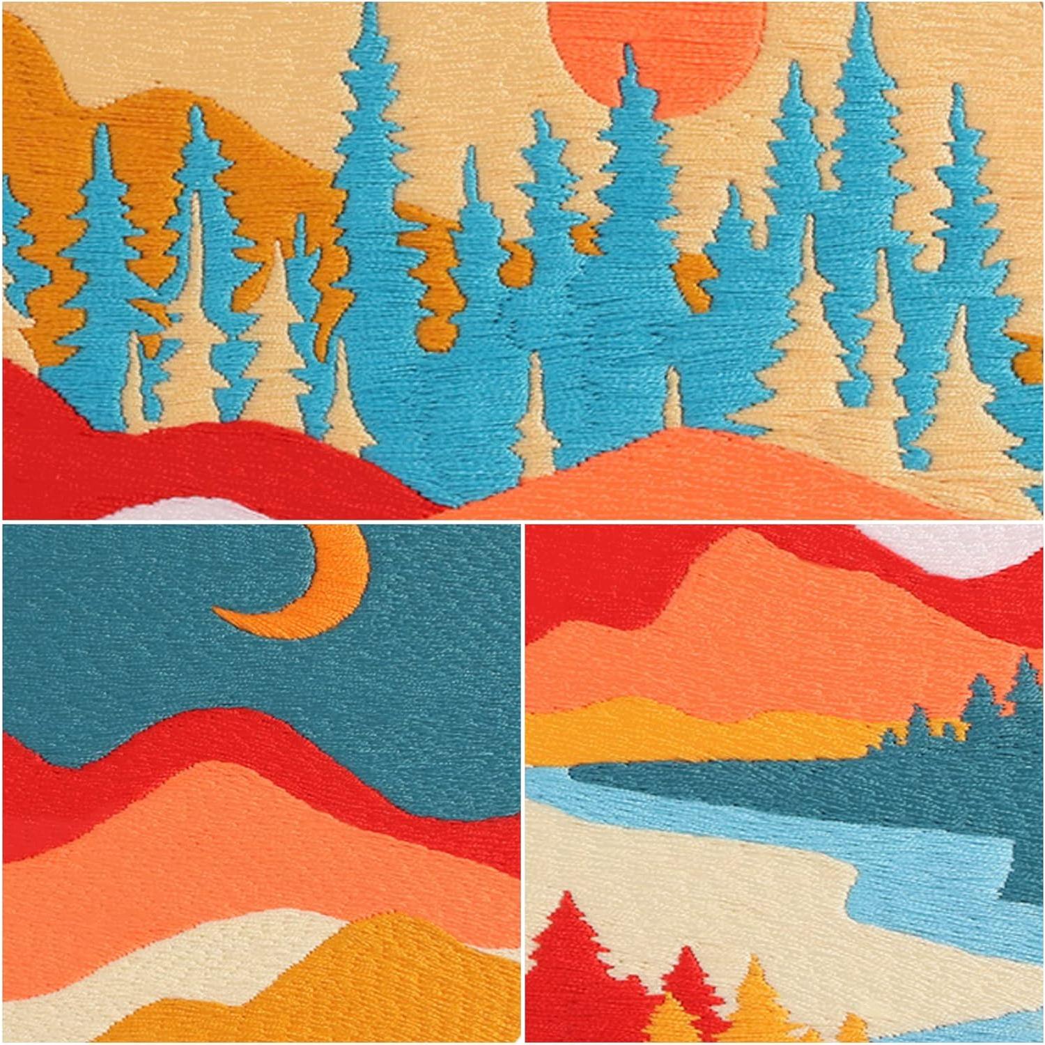 Kit de Bordado Paisaje Louise Maelys para Principiantes