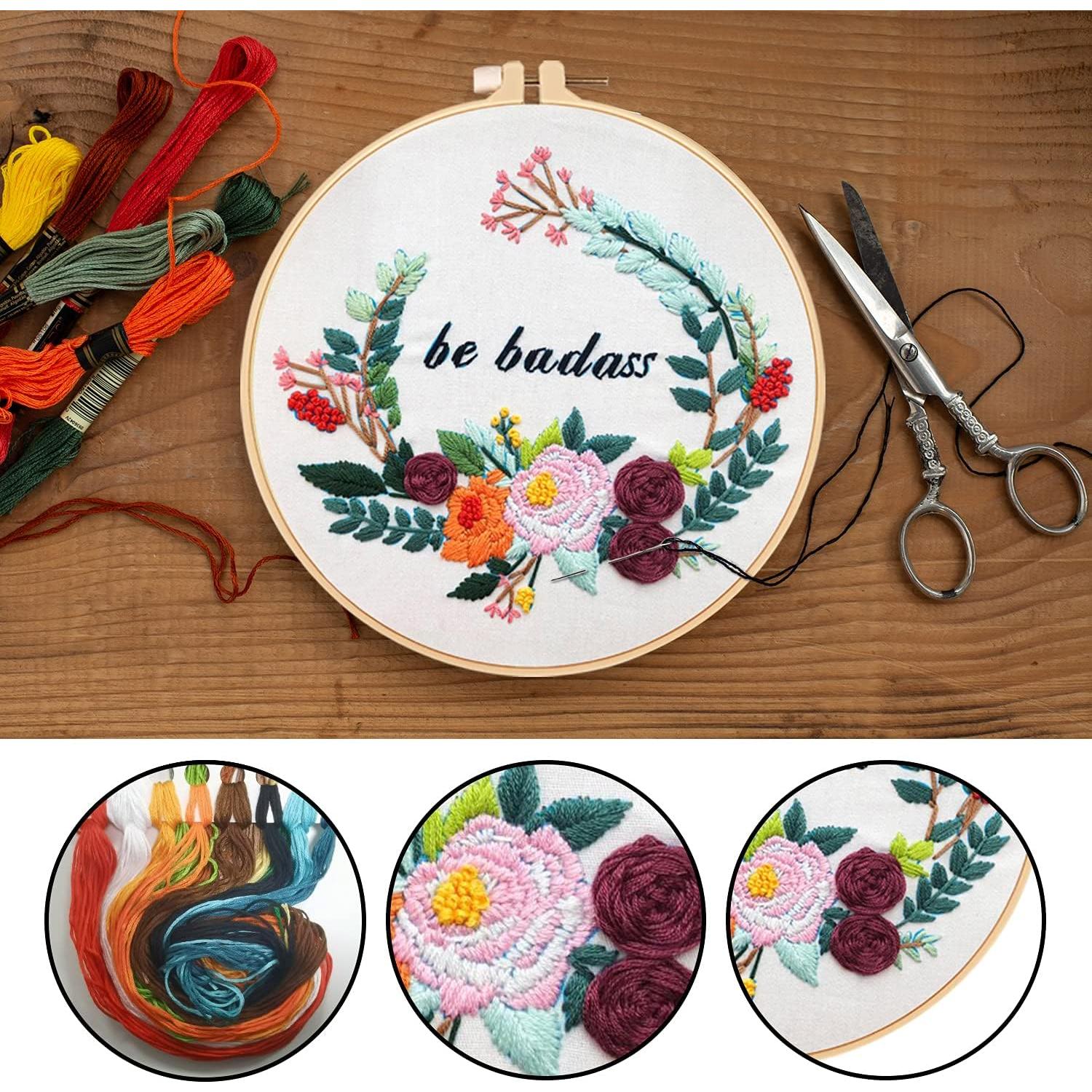 Kit de Bordado Nuberlic 3 Piezas para Principiantes Adultos