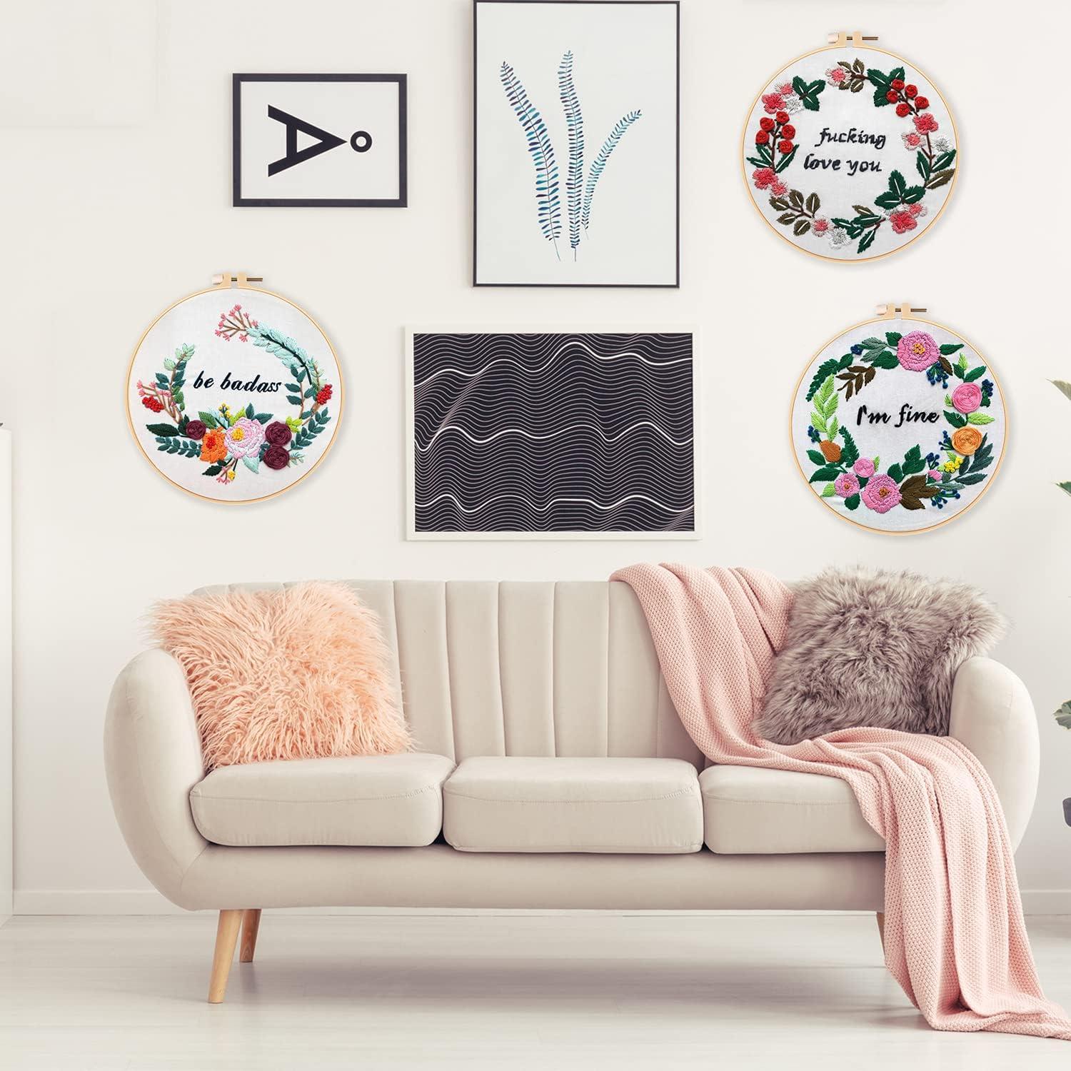 Kit de Bordado Nuberlic 3 Piezas para Principiantes Adultos