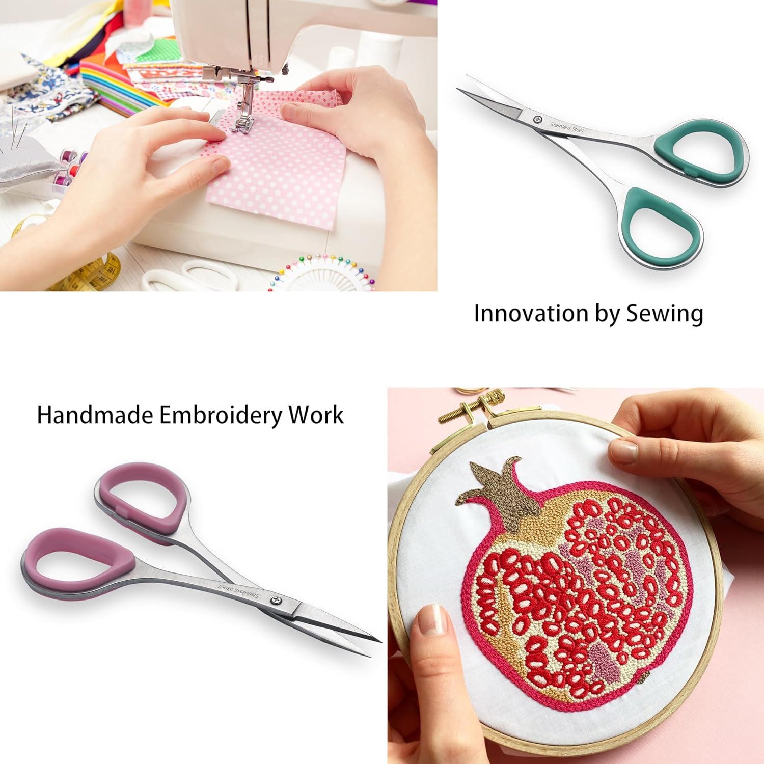 Juego de Tijeras de Bordado Pafason 10.16 cm Acero Inoxidable