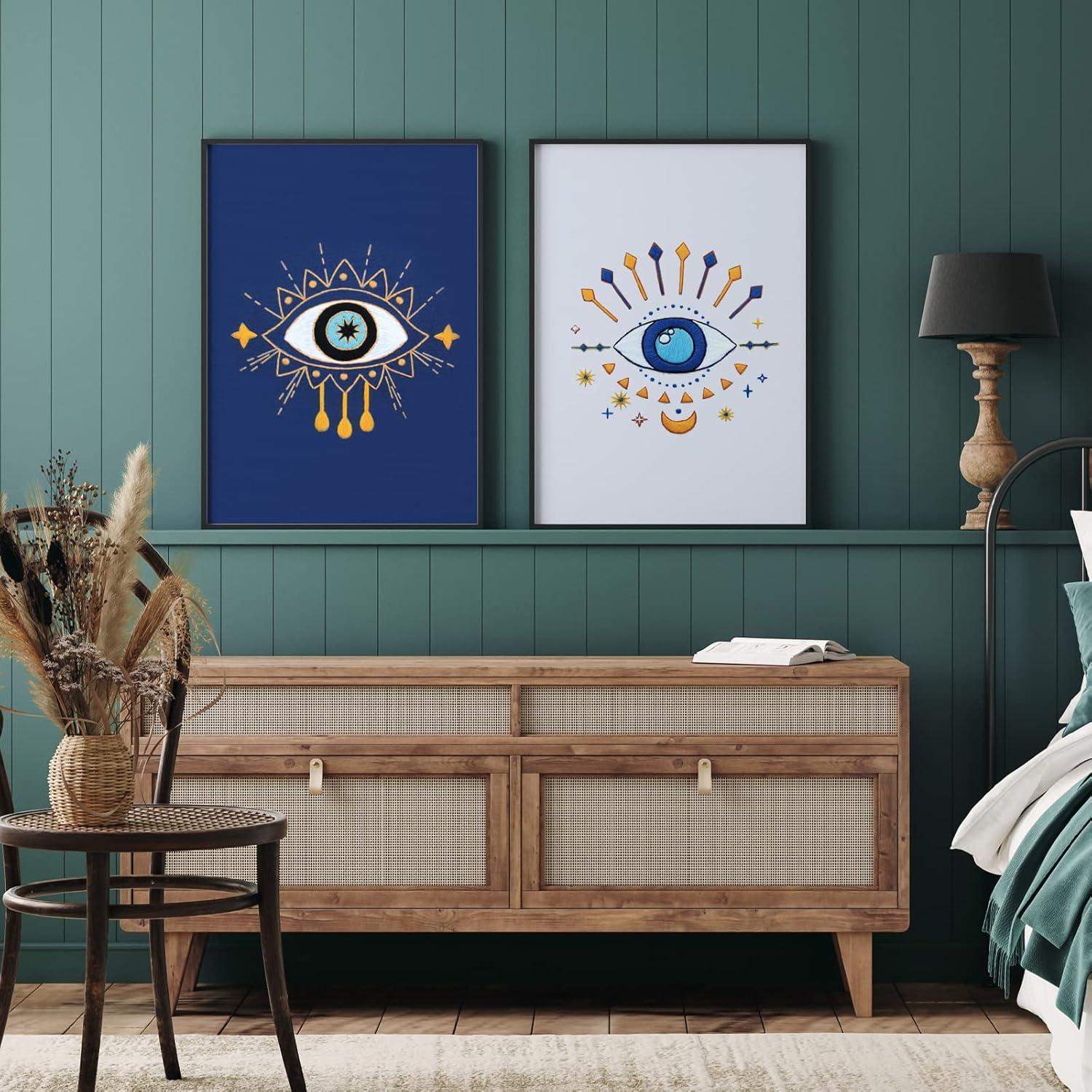 Kit de Bordado Ojo Maligno Marsui para Principiantes - 5 Piezas