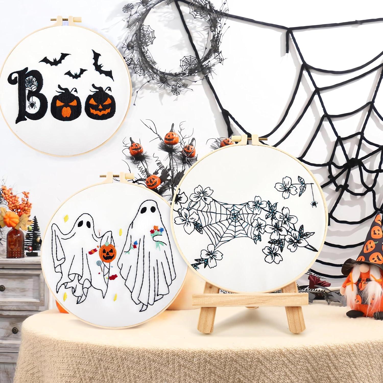 Kit de Bordado de Halloween Armindou 20 cm para Adultos