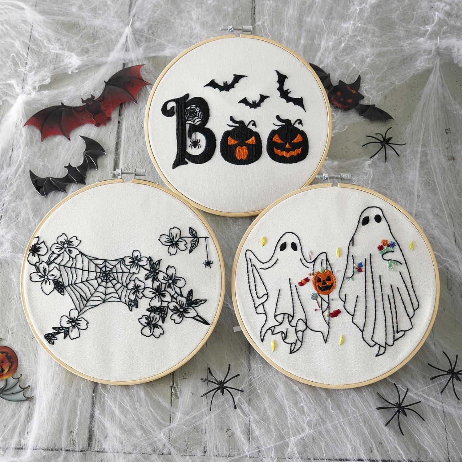 Kit de Bordado de Halloween Armindou 20 cm para Adultos
