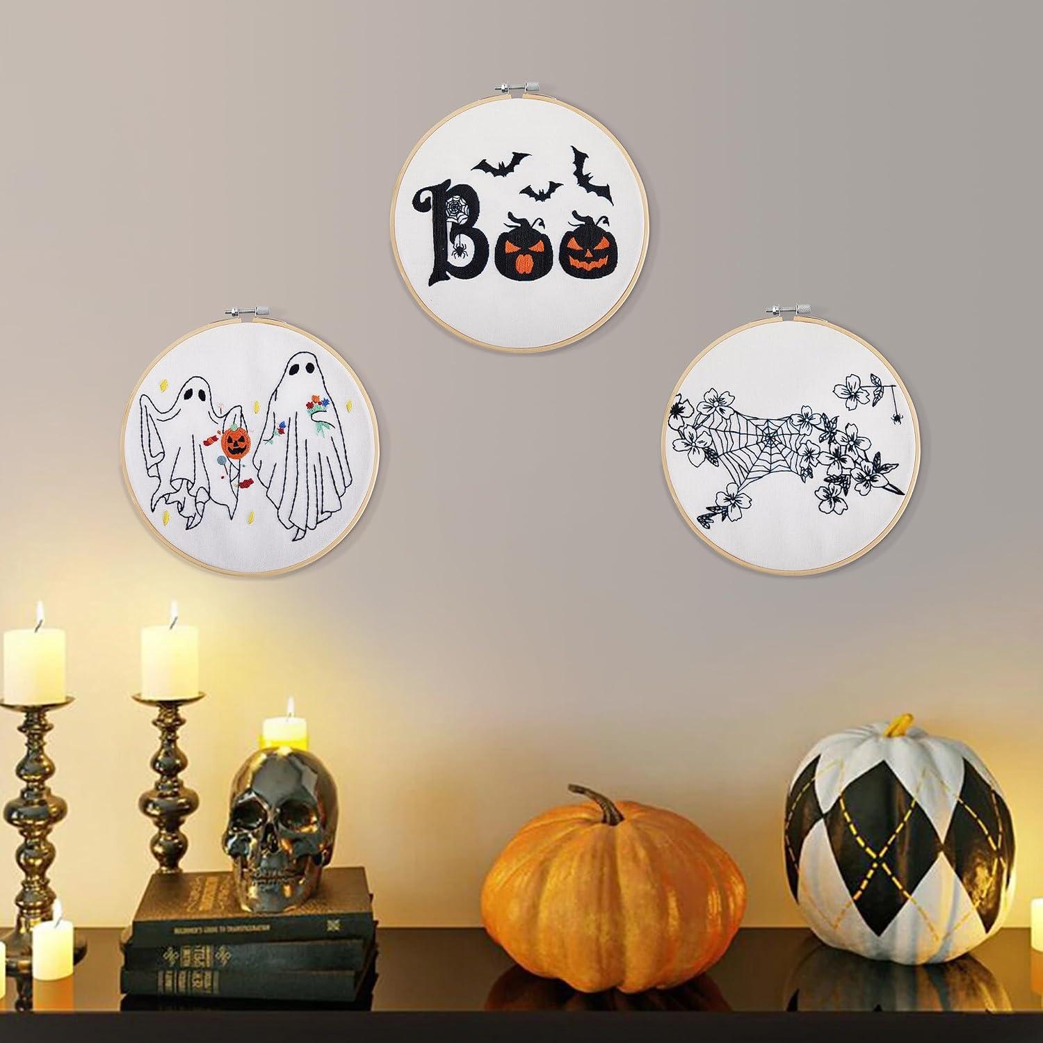 Kit de Bordado de Halloween Armindou 20 cm para Adultos