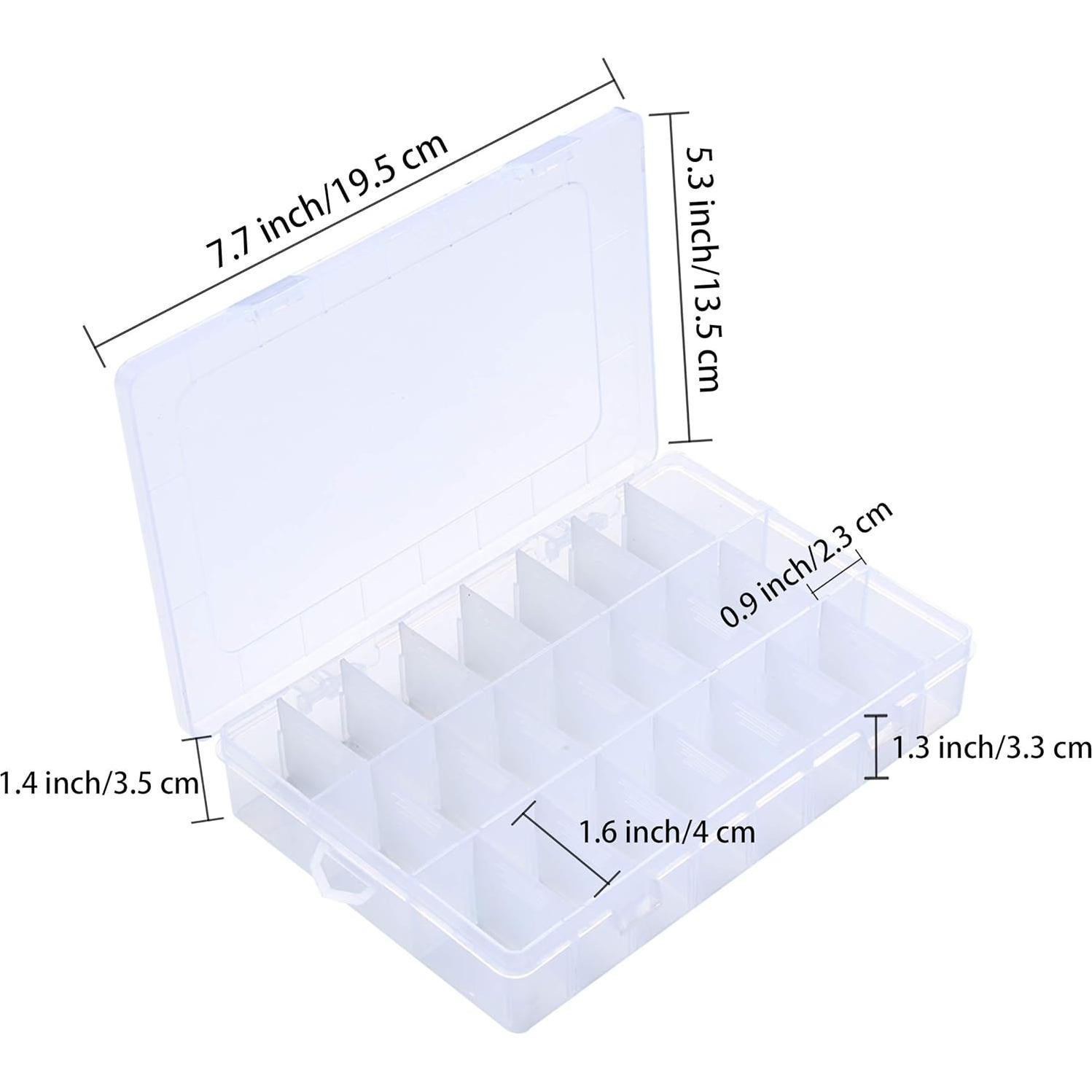 Caja Organizadora de Hilo de Bordado Peirich - 24 Compartimentos con 100 Bobinas y 459 Etiquetas