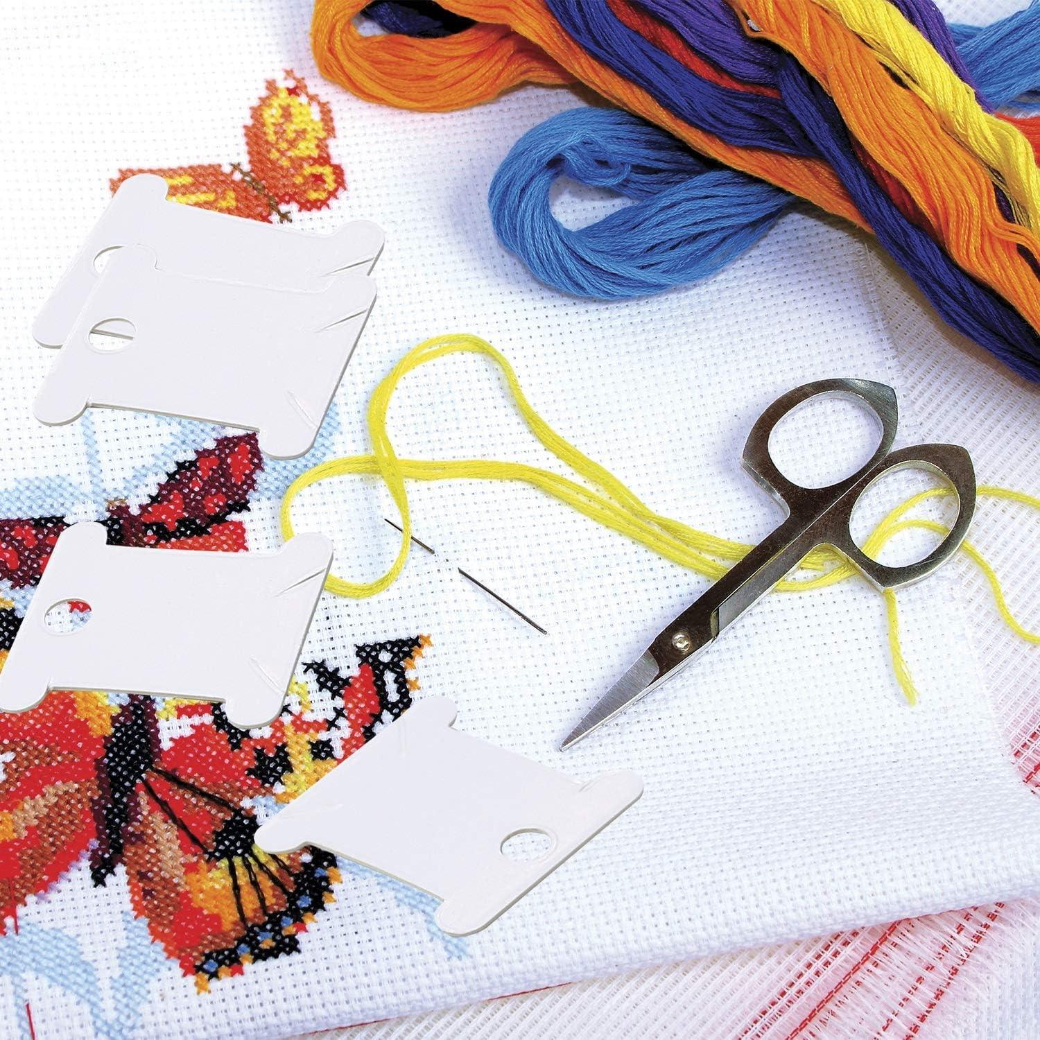 Caja Organizadora de Hilo de Bordado Peirich - 24 Compartimentos con 100 Bobinas y 459 Etiquetas