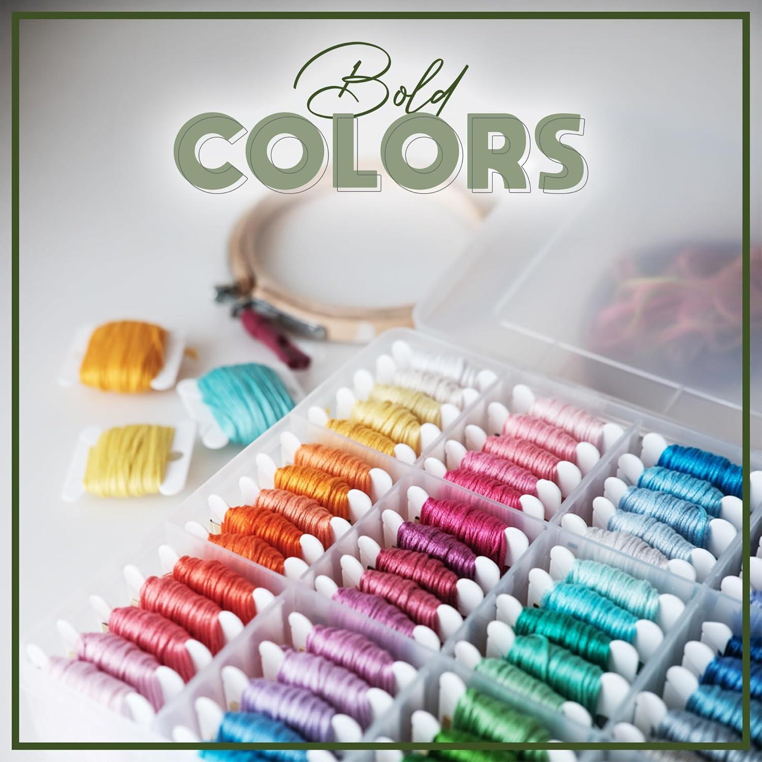 Kit de Hilos de Bordado Atteret - Algodón DMC 2 Recargas