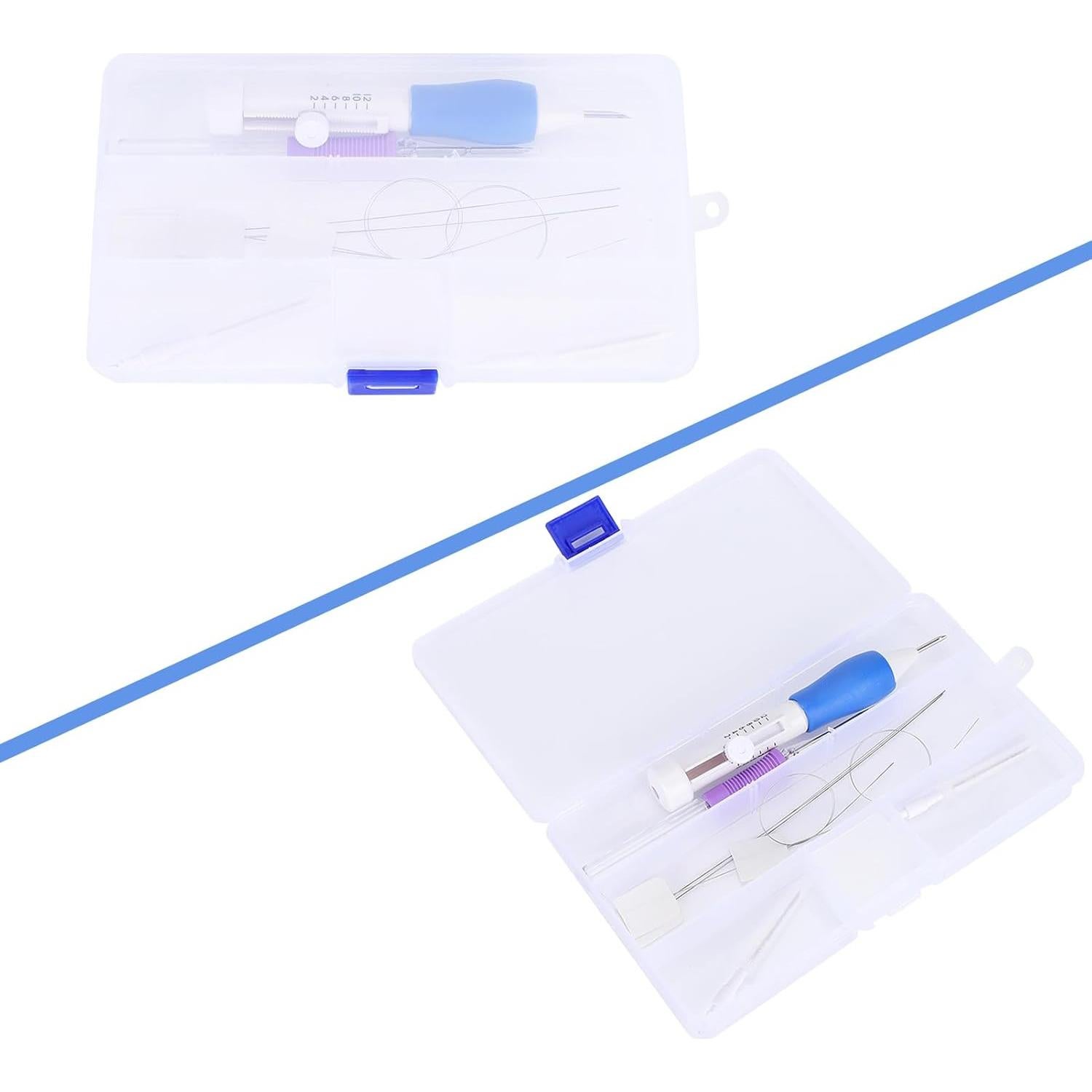 Kit de Agujas de Punch Ejoyous con Hilo y Enhebradores