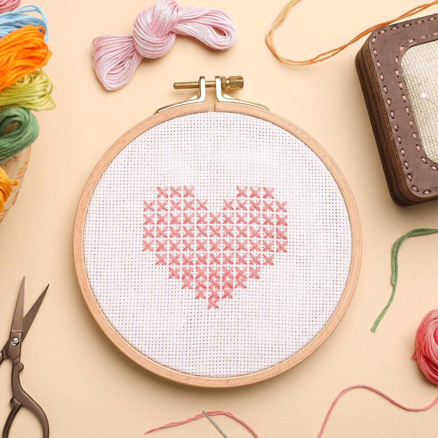 Hilo de Bordado PATIKIL 12 Madejas Poliester 8M Azul Púrpura