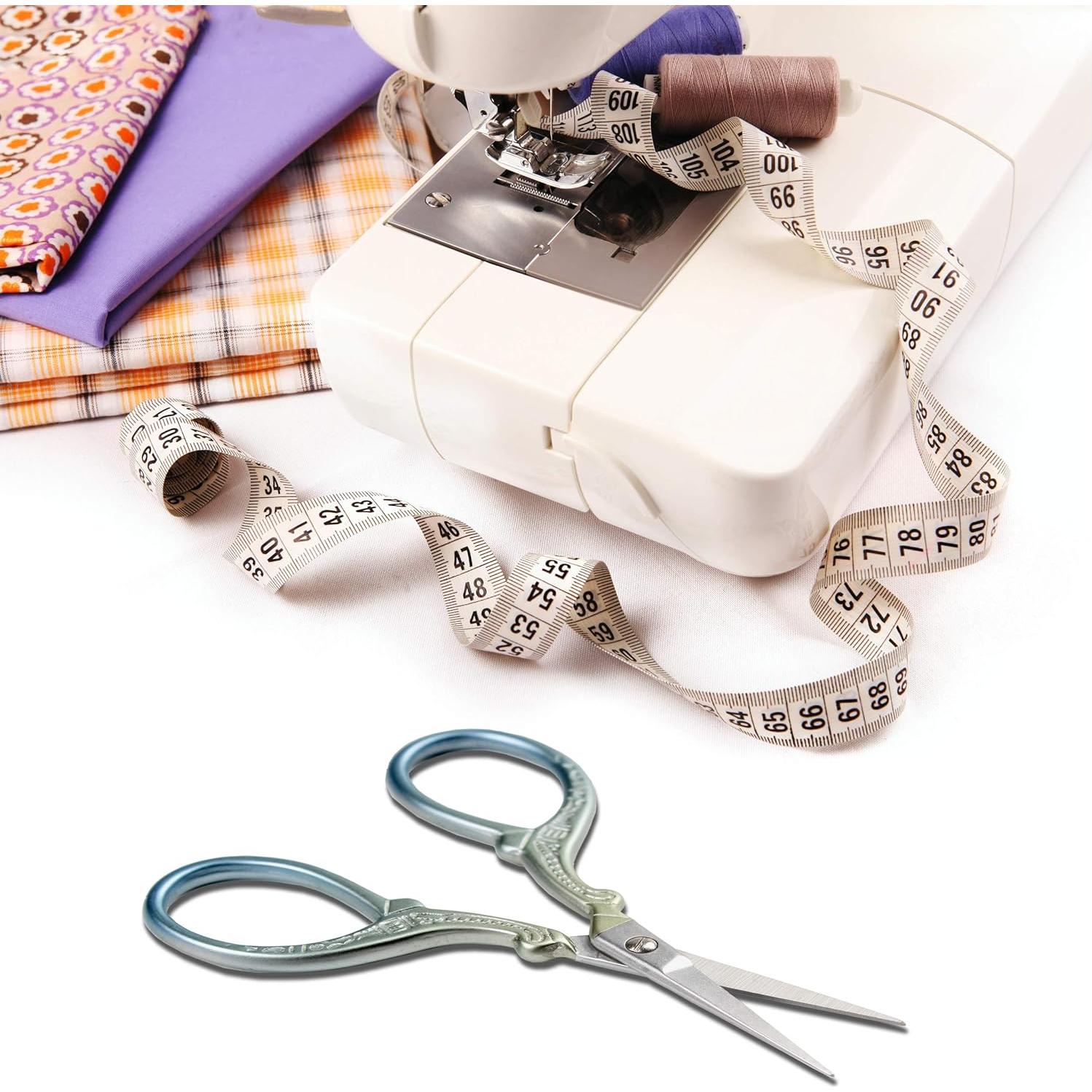 Tijeras de Bordado Hisuper 9.14 cm con Funda de Cuero