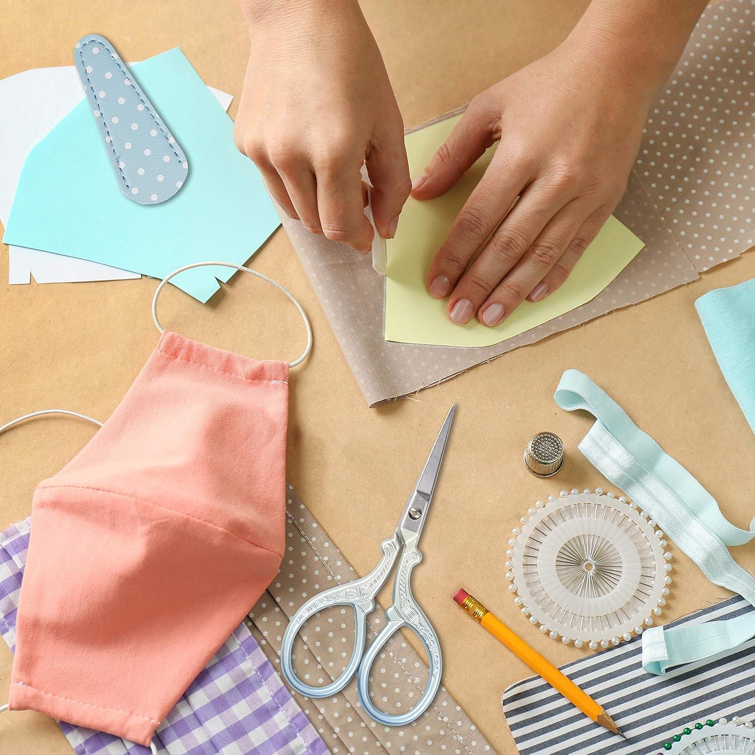 Tijeras de Bordado Hisuper 9.14 cm con Funda de Cuero