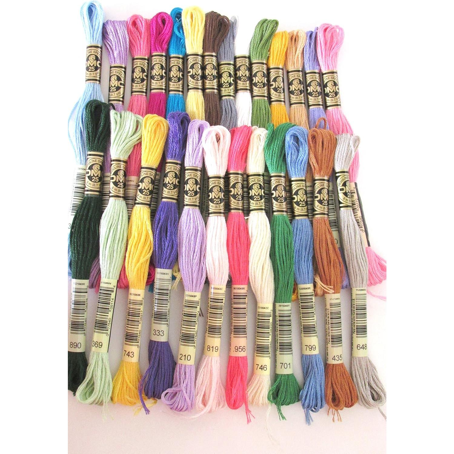 Surtido de Hilos de Bordar DMC 100 Colores 100% Algodón