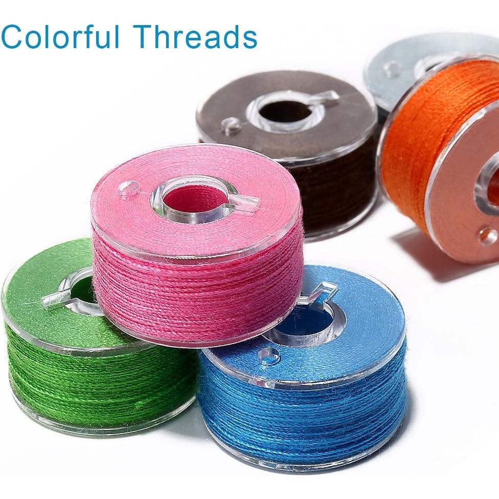 Juego de 36 Bobinas y Hilos de Coser BetyBedy - Tamaño Estándar